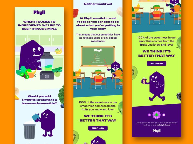 Smoothie Email Design