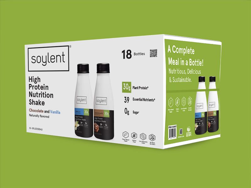 Protein Drink Carton Design