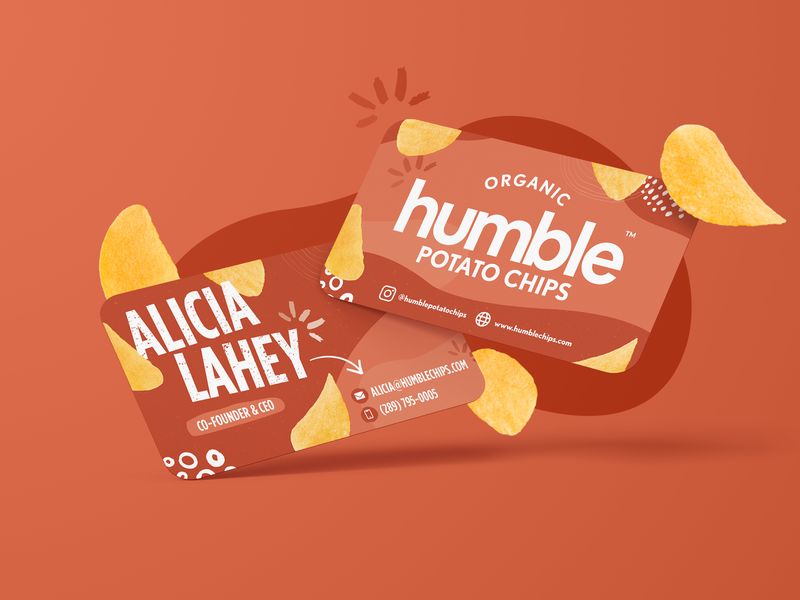 Business Cards for Potato Chips Brand