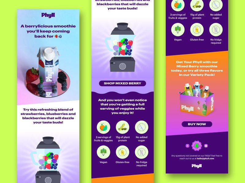 Smoothie Drink Email Design