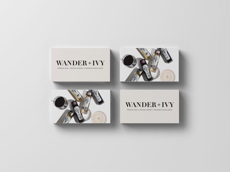 Wine Tasting Info Card Design