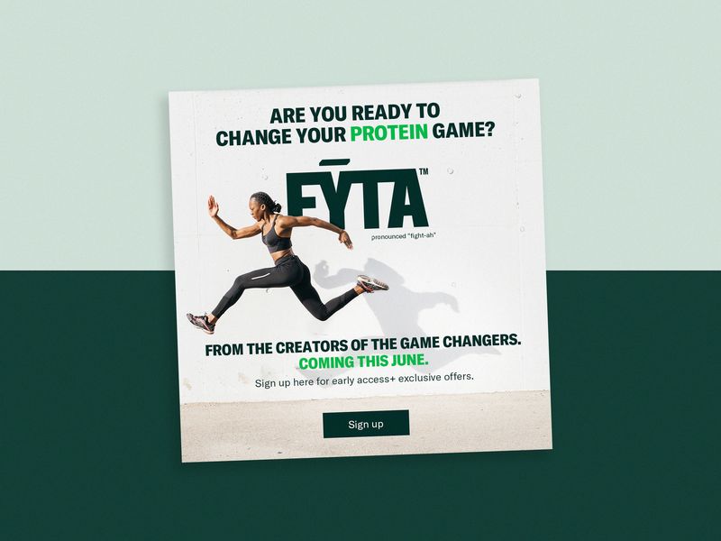 Protein Brand Email Newsletter Design