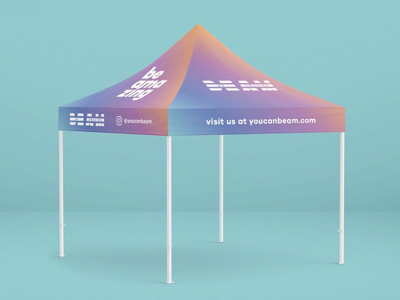Beverage Brand Tent Design