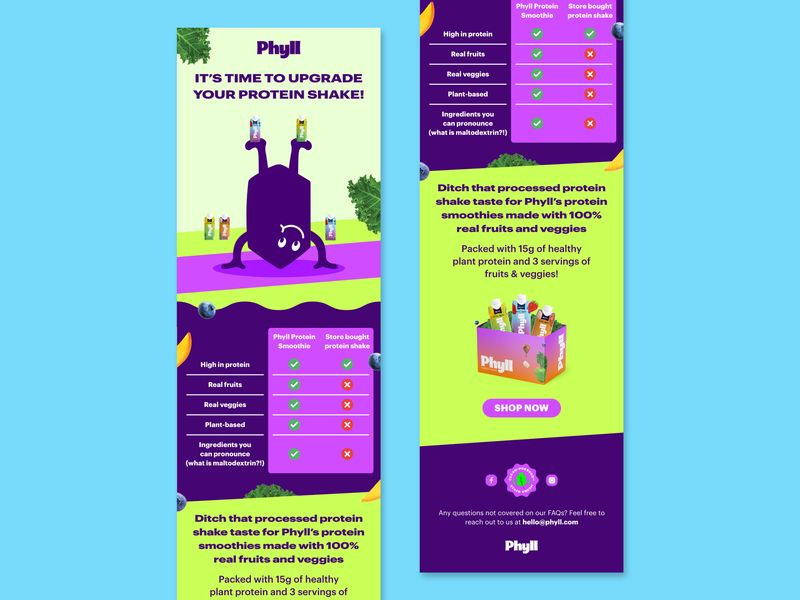 Smoothie Drink Newsletter Design