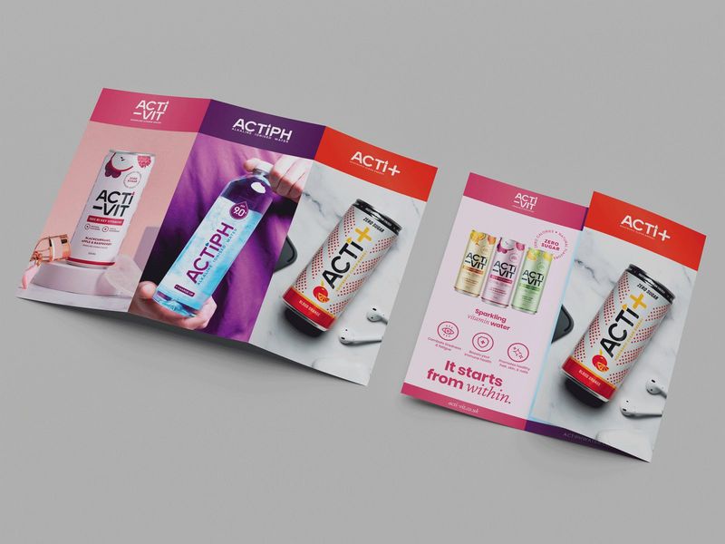 Active Water Brochure Design