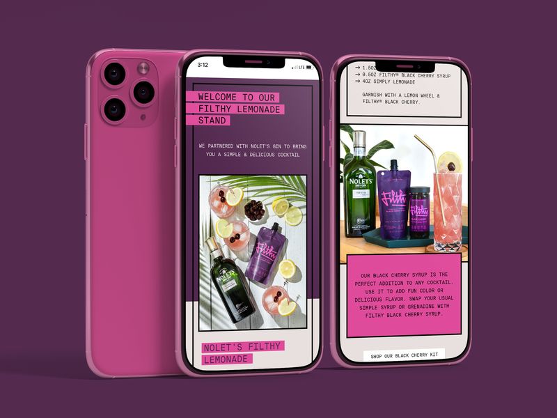 Cocktail Recipe Newsletter Design