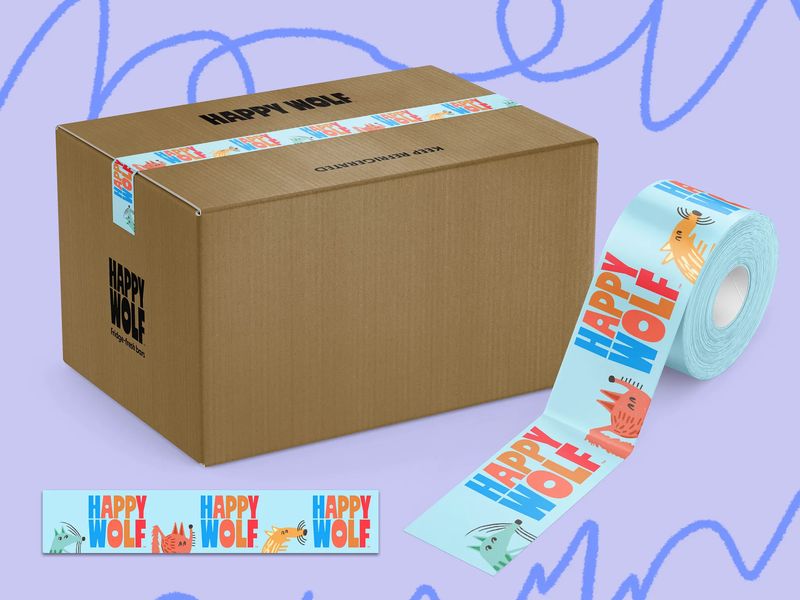 Branded Packing Tape Design