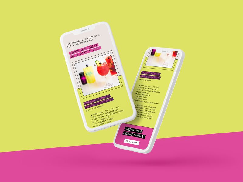 Cocktail Recipe Email Design