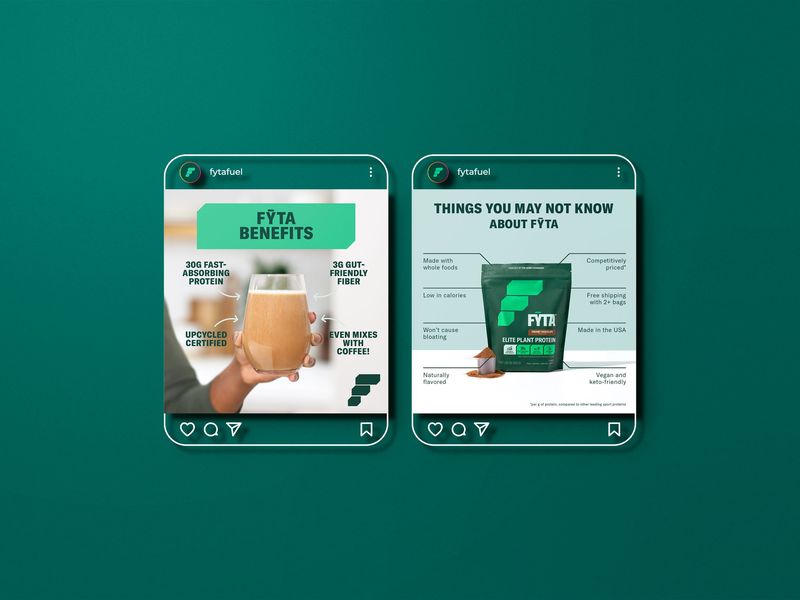 Protein Brand Social Media Design