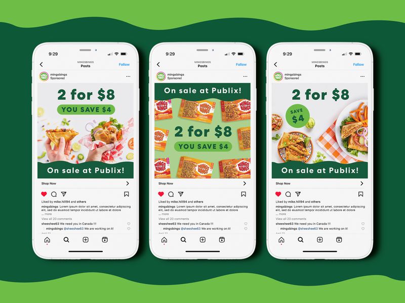 Social Media Food Promo Graphics