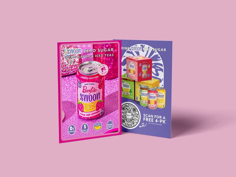 Lemonade Drink Postcard Design