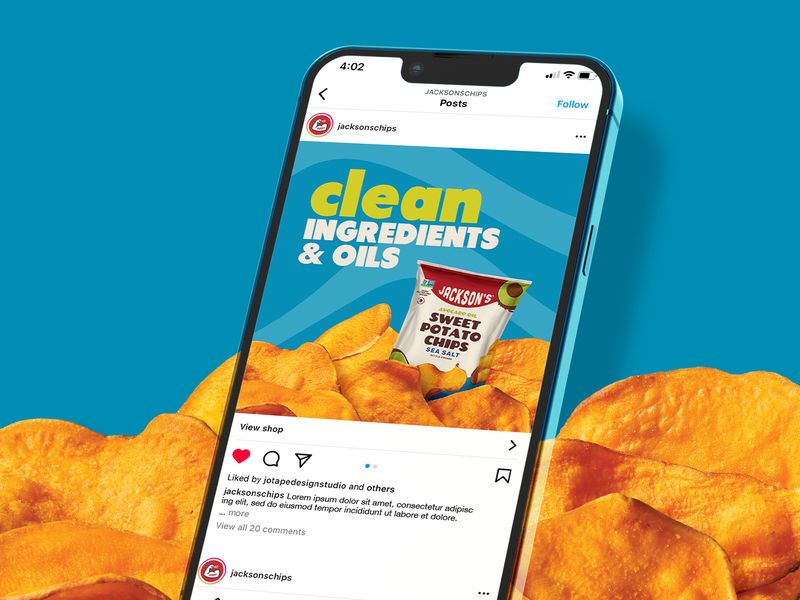 Chips Brand Social Media Design