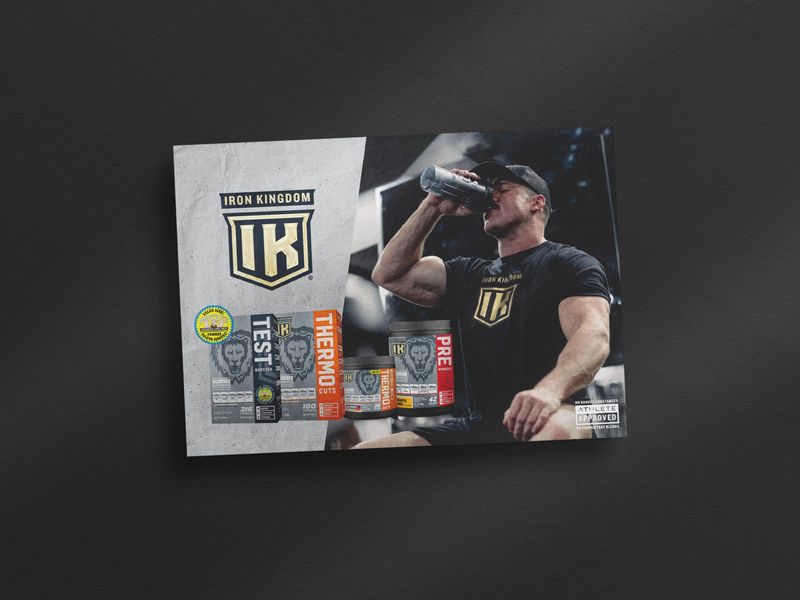 Protein Workout Product Ad Design