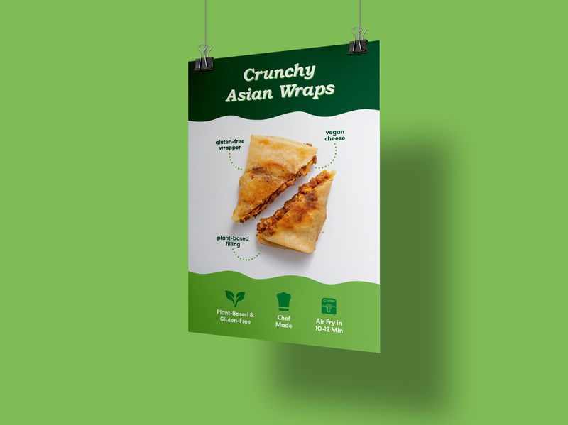 Asian Wraps Poster Design