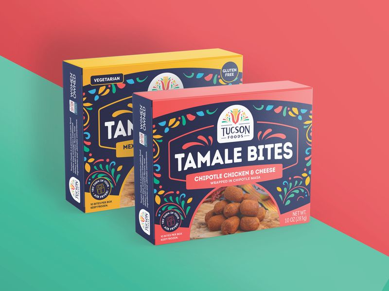 Tamale Bites Packaging Design