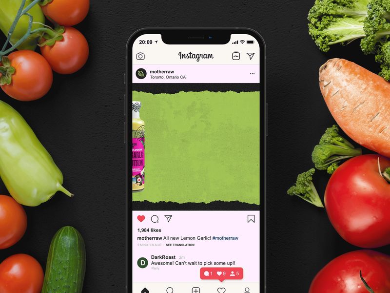 Organic Dressing Social Graphic