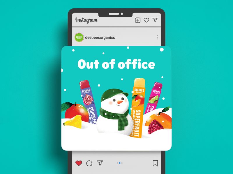 Out Of Office Social Media Design