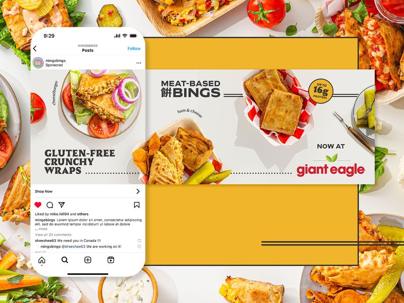 Crunchy Wraps Social Media Design