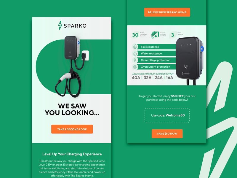 Charging Station Newsletter Design