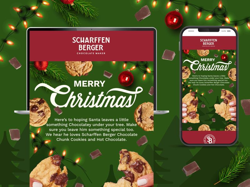 Christmas Holiday Newsletter Design