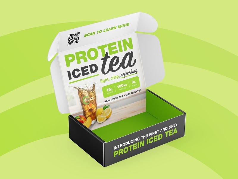 Protein Iced Tea Influencer Box Design