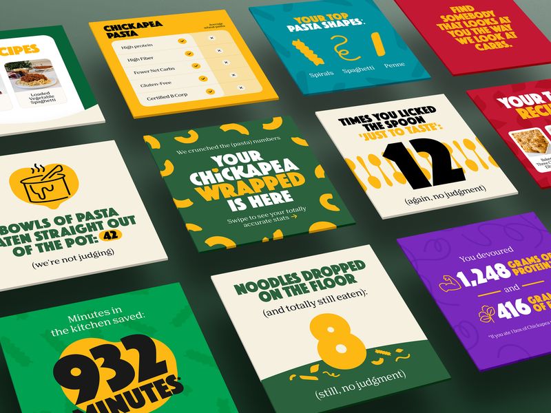 Social Media Posts for Pasta Brand