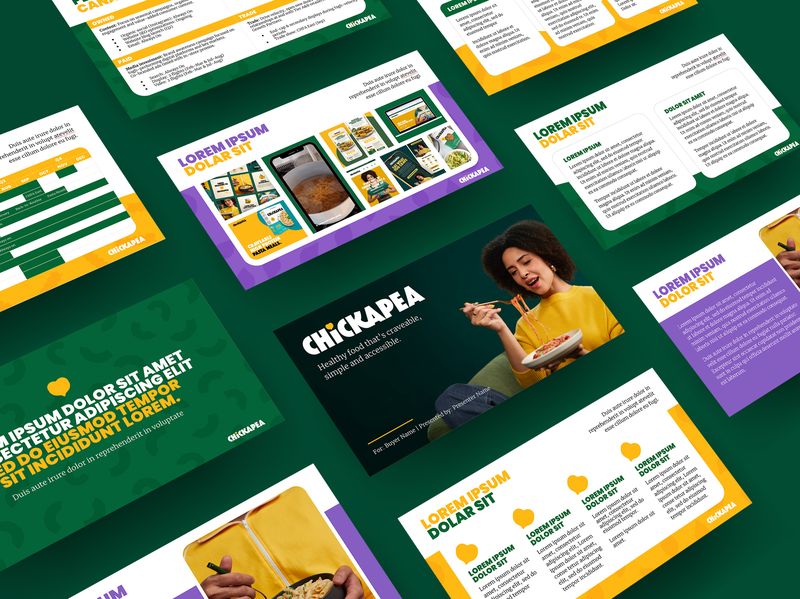 Presentation Design for Pasta Brand