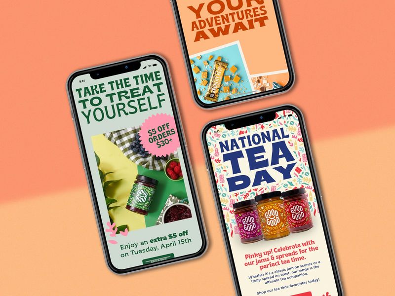 Email Design For  CPG Brand