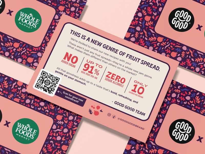 Postcard Design For CPG Brand