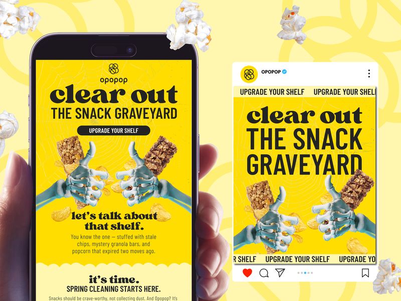 Email Newsletter for Popcorn Brand