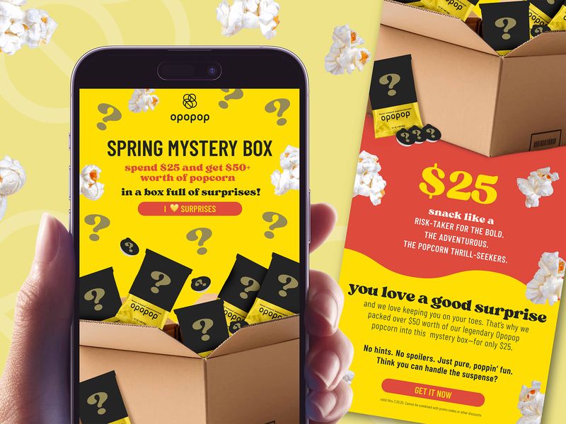 DTC Popcorn Brand Email Creative