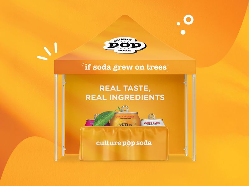 Event Tent Desing for Soda Brand