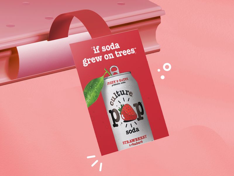 Shelf Wobbler for Soda Brand