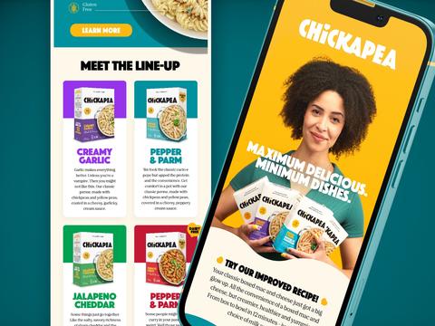 Web Design for Pasta Brand