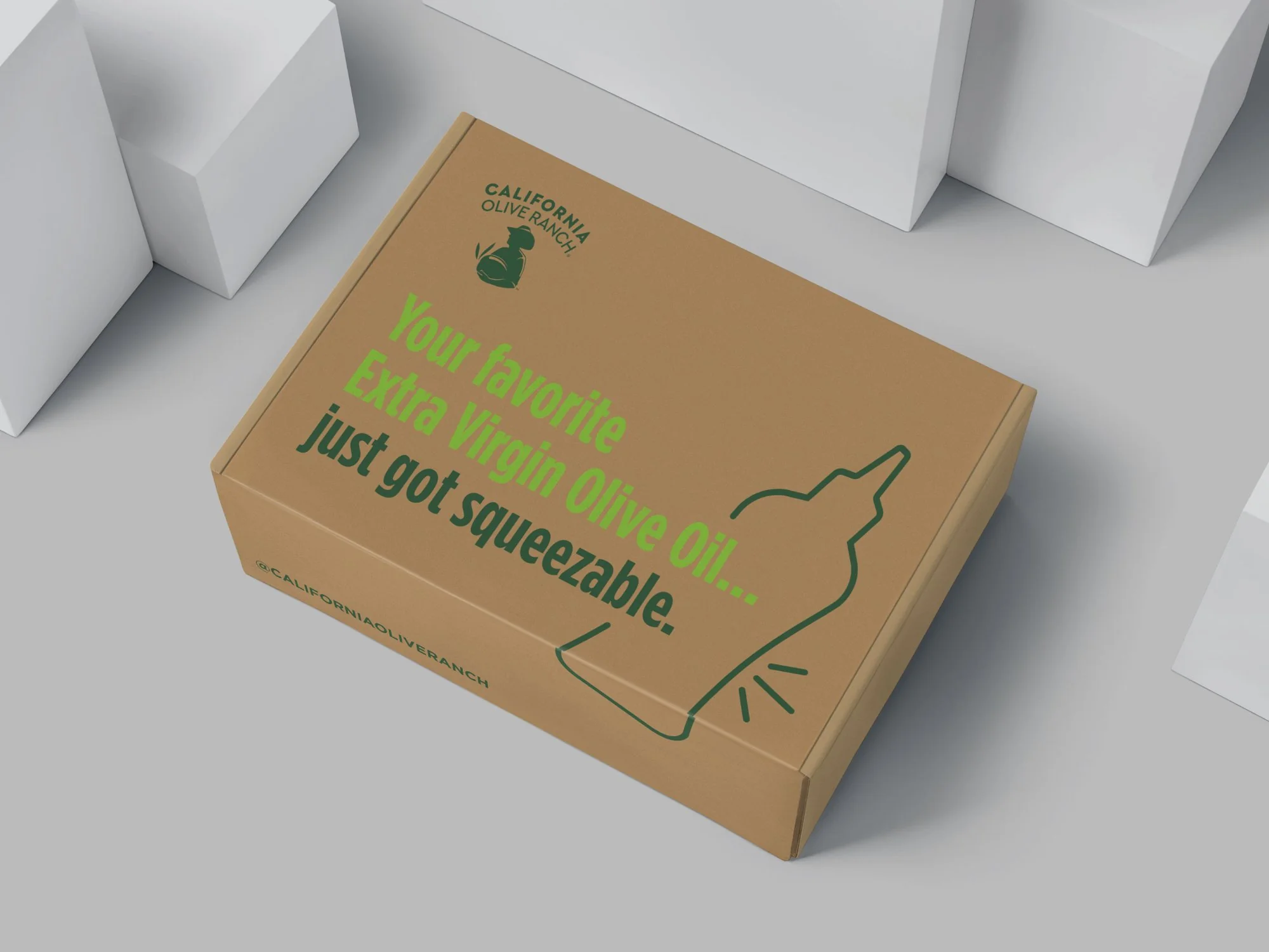 Mailer Box Design for Olive Oil Brand