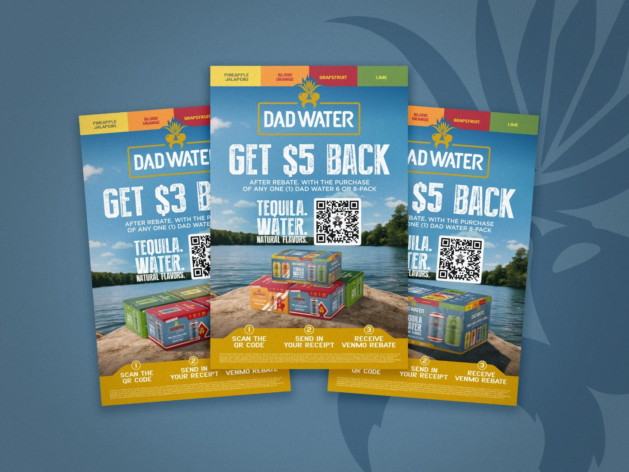 Rebate Poster for Tequila Seltzer Brand