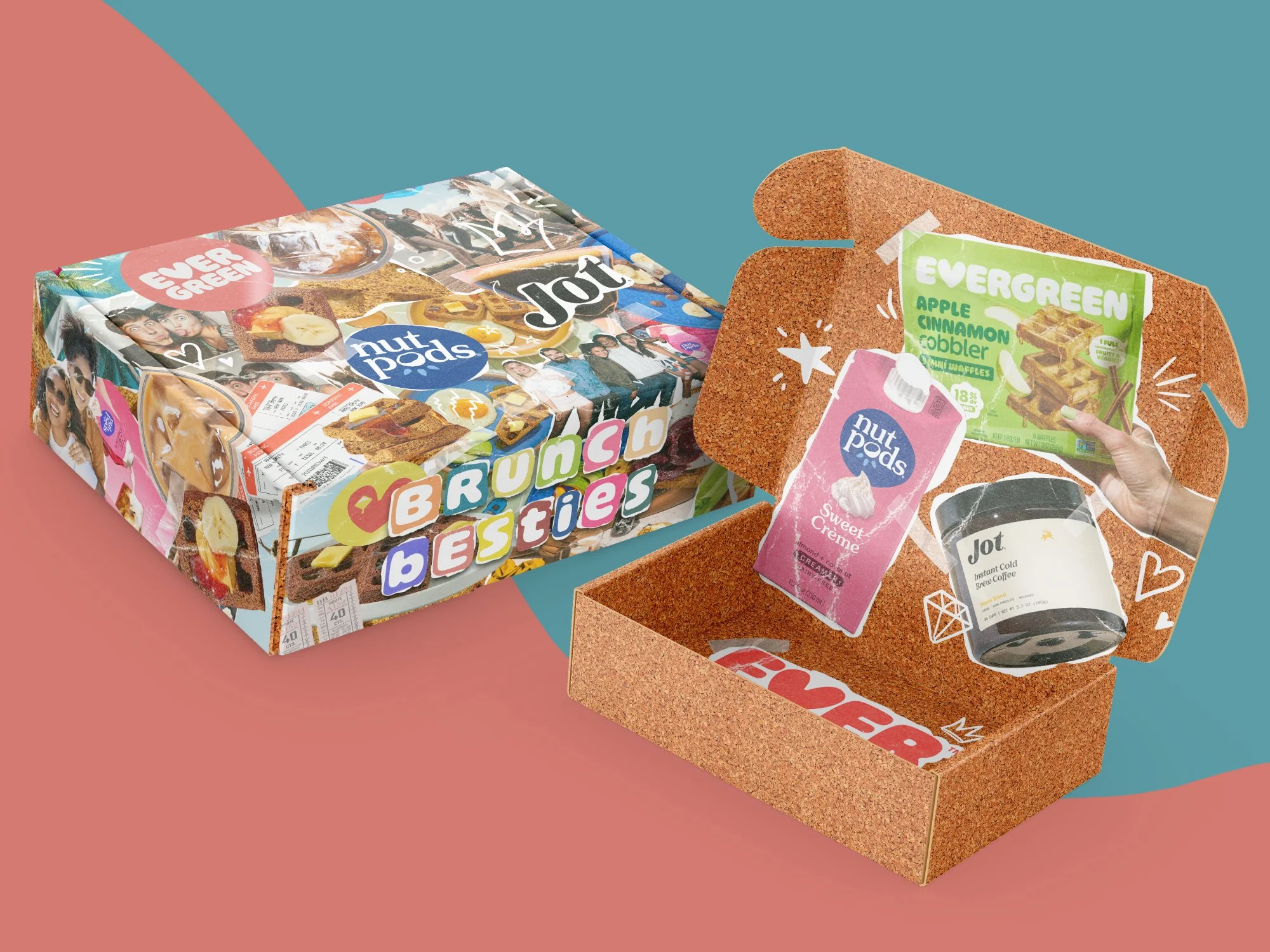 Collaboration Mailer Box for Frozen Waffle Brand
