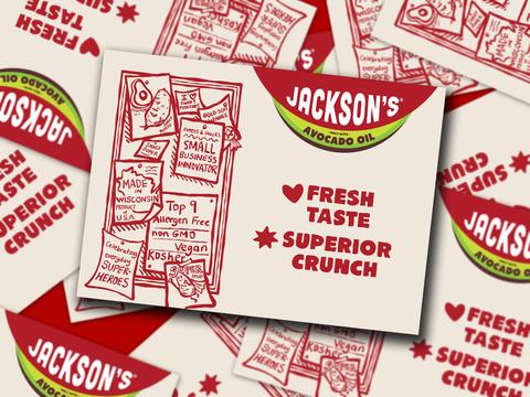 Postcard Design for Chip Brand