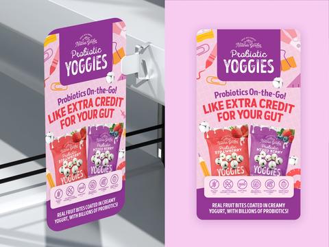 Shelf Talker for Probiotic Snack Brand (2)