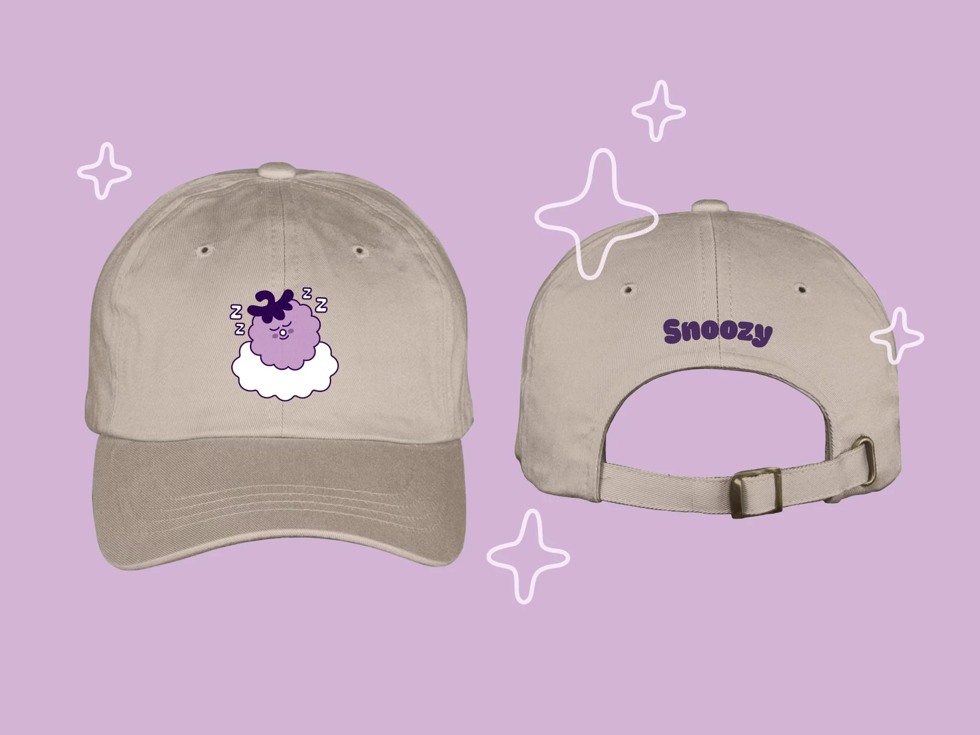 Baseball Cap Design for Gummy Supplement Brand