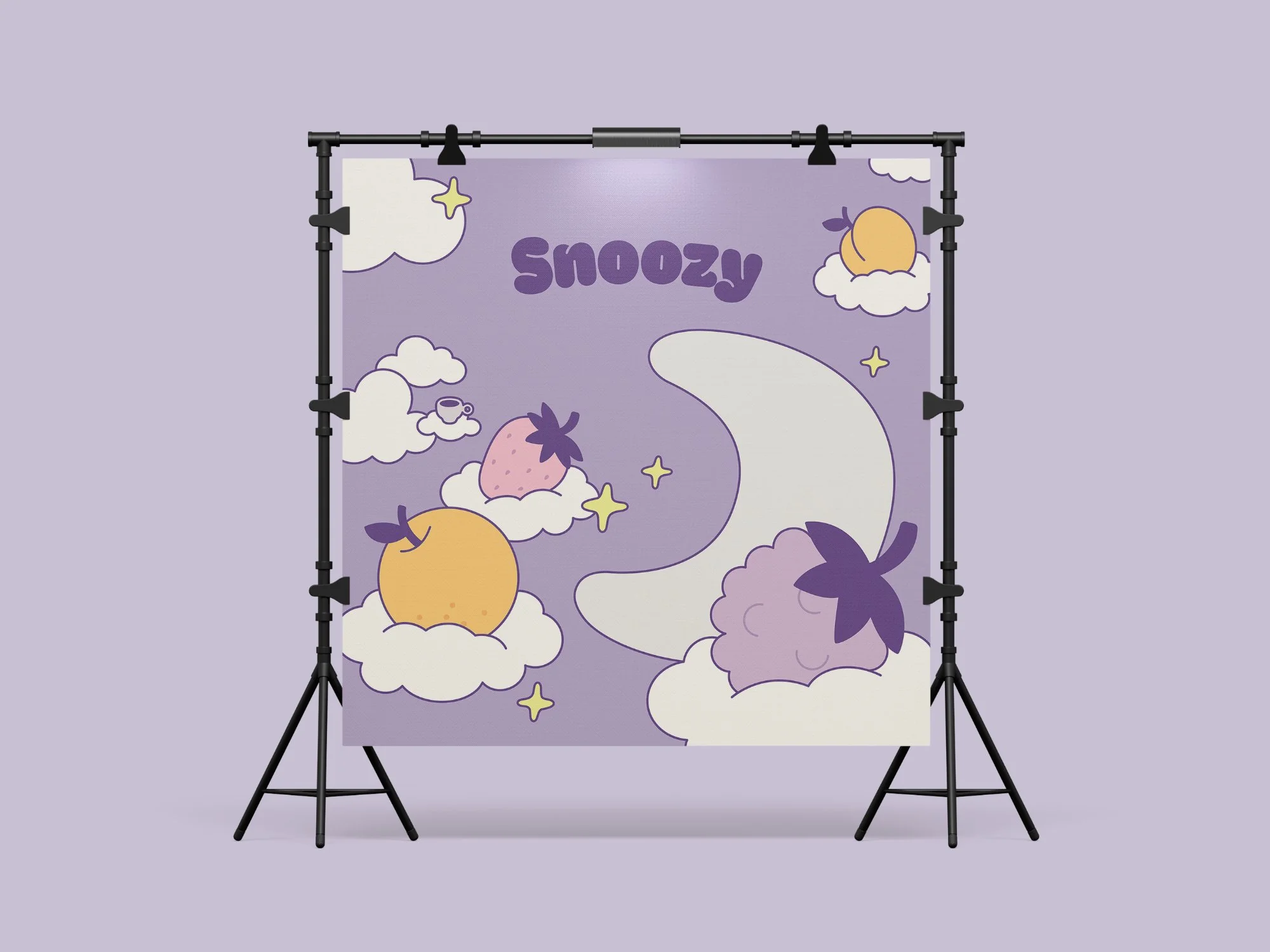 Step and Repeat Banner for Gummy Supplement Brand