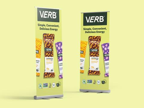 Retractable Banner for Energy Bar Brand