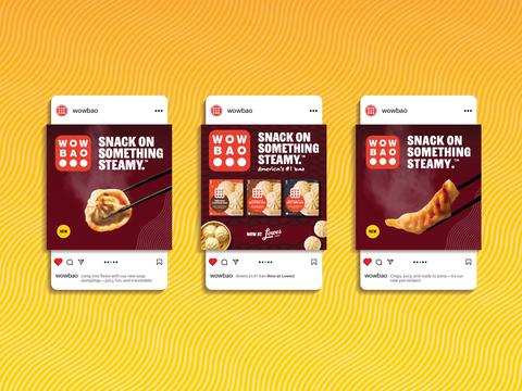 Social Media Content for Frozen Bao Brand