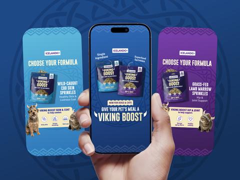 Social Ad Suite for Pet Supplement Sprinkle Brand