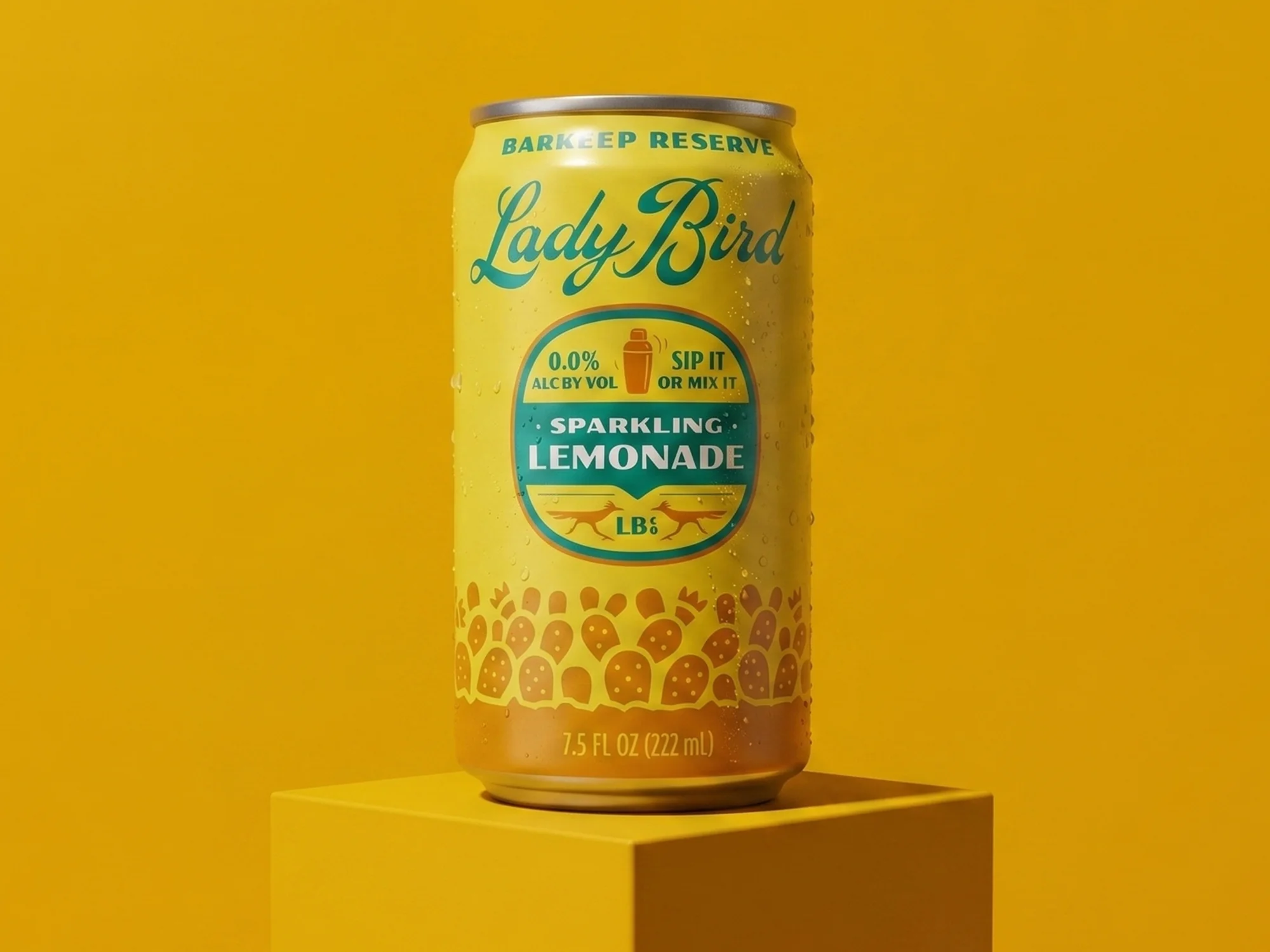 Can Design for Non-Alcoholic Sparkling Lemonade Brand