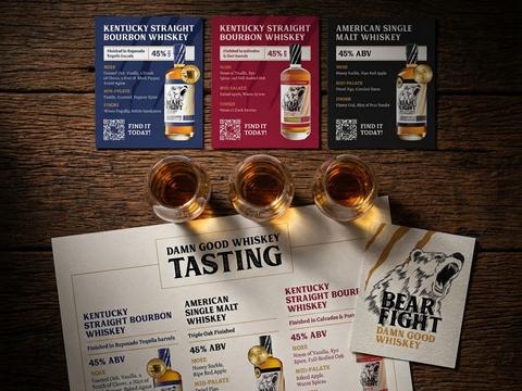 Tasting Material for Bourbon Whiskey Brand
