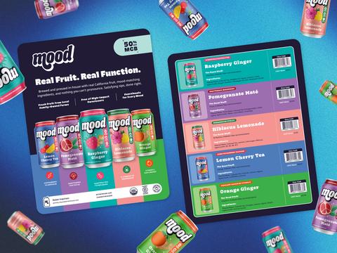Sell Sheet for Functional Beverage Brand