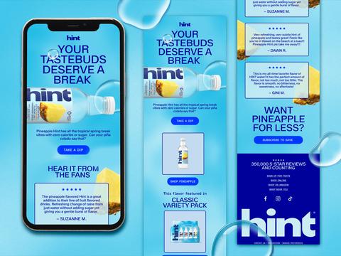 Pineapple Flavor Email for Flavored Water Brand