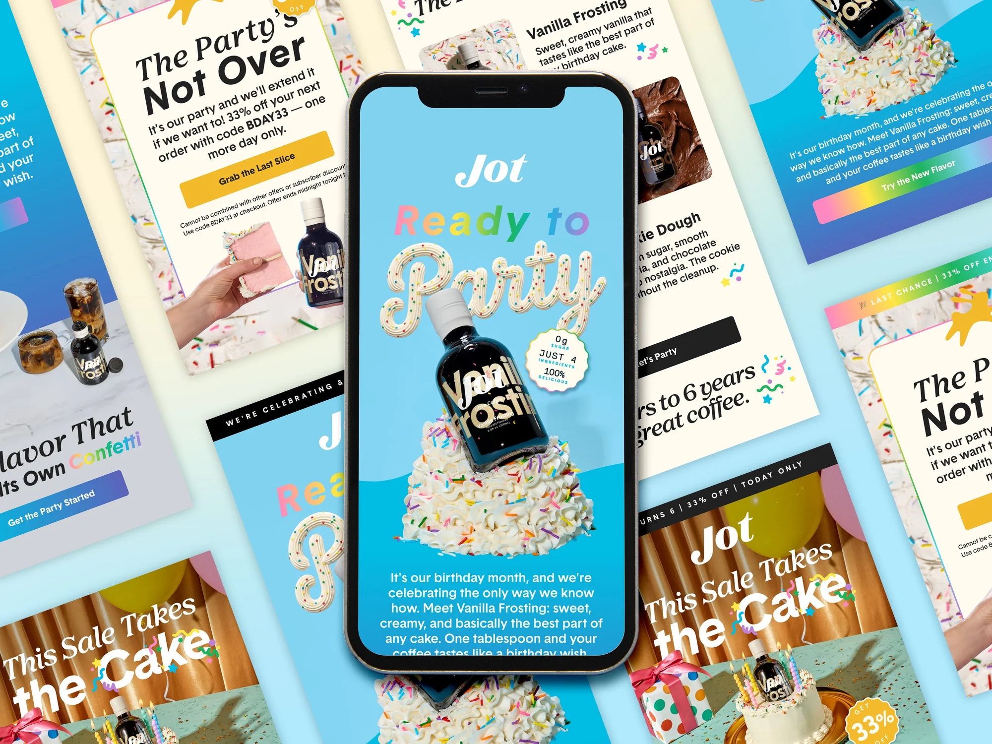 Birthday Campaign Email for Coffee Concentrate Brand