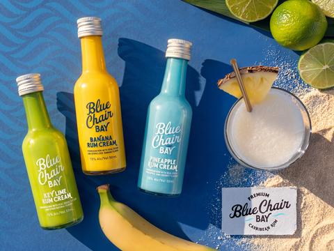 Mini Bottle Labels for Rum Cream Brand